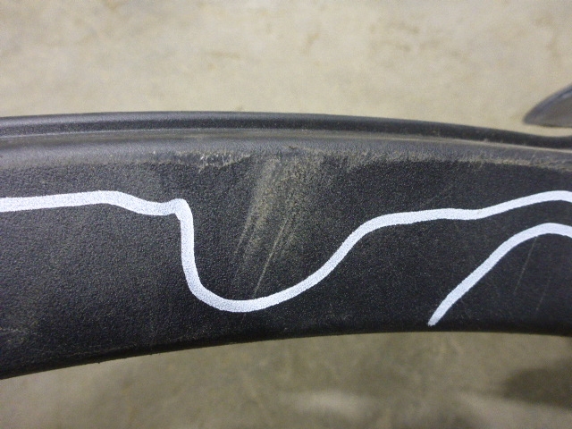 Накладка заднего крыла правого