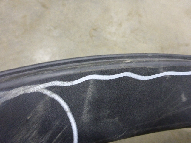 Накладка заднего крыла правого