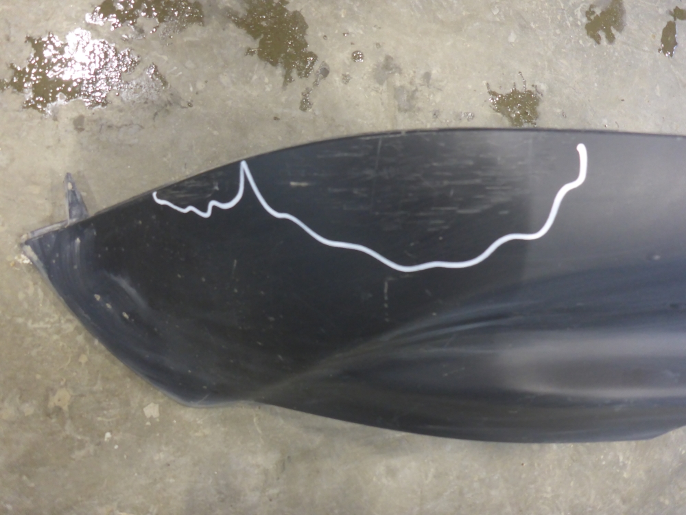 Юбка задняя