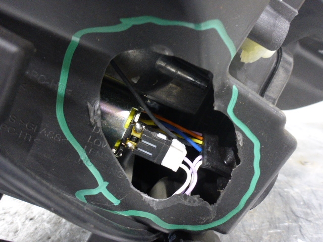 Фара правая