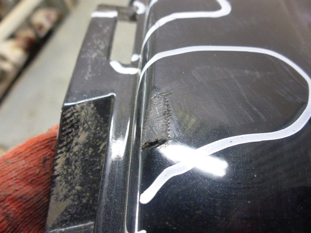 Накладка заднего бампера