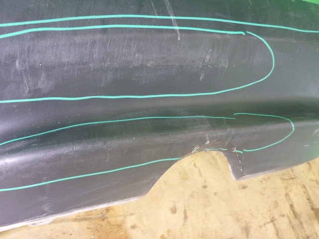 Юбка задняя