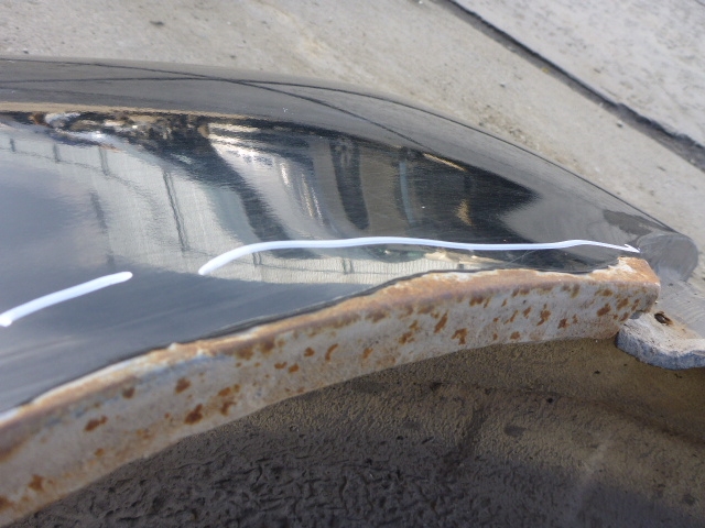 Крыло заднее левое