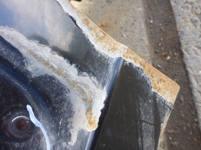 Крыло заднее левое