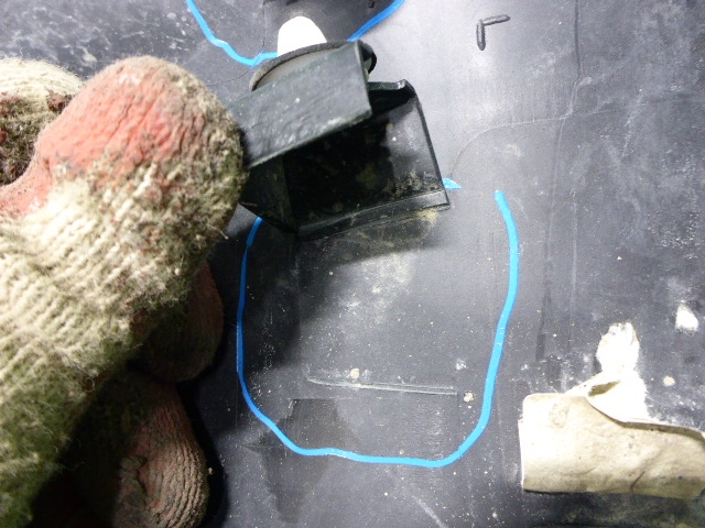 Накладка двери задней правой