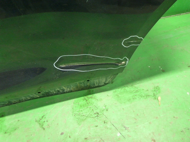 Дверь задняя левая