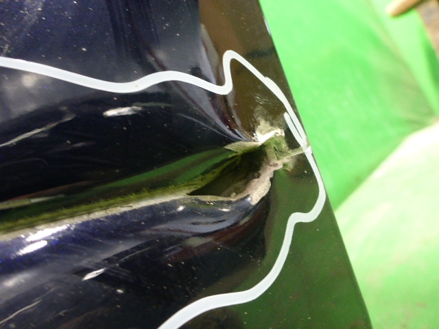 Дверь задняя левая