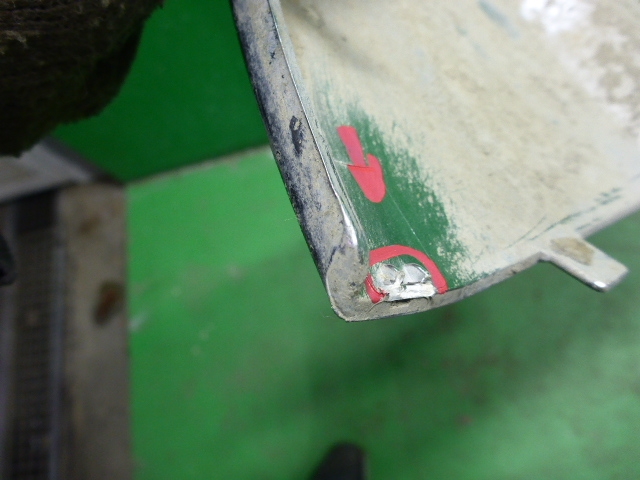 Накладка заднего бампера