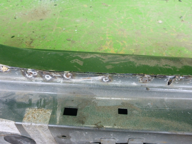 Порог со стойкой левый