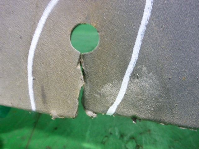 Крыло заднее передняя часть