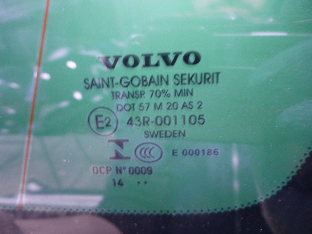 Стекло кузовное глухое правое