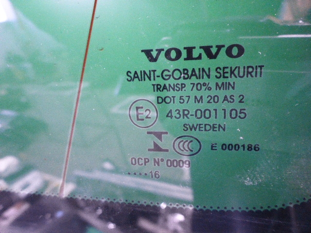 Стекло кузовное глухое правое