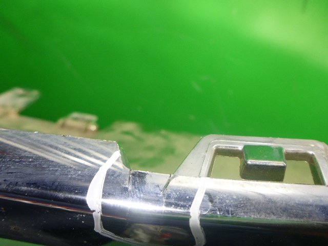 Накладка заднего бампера