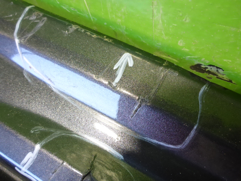 Накладка заднего бампера