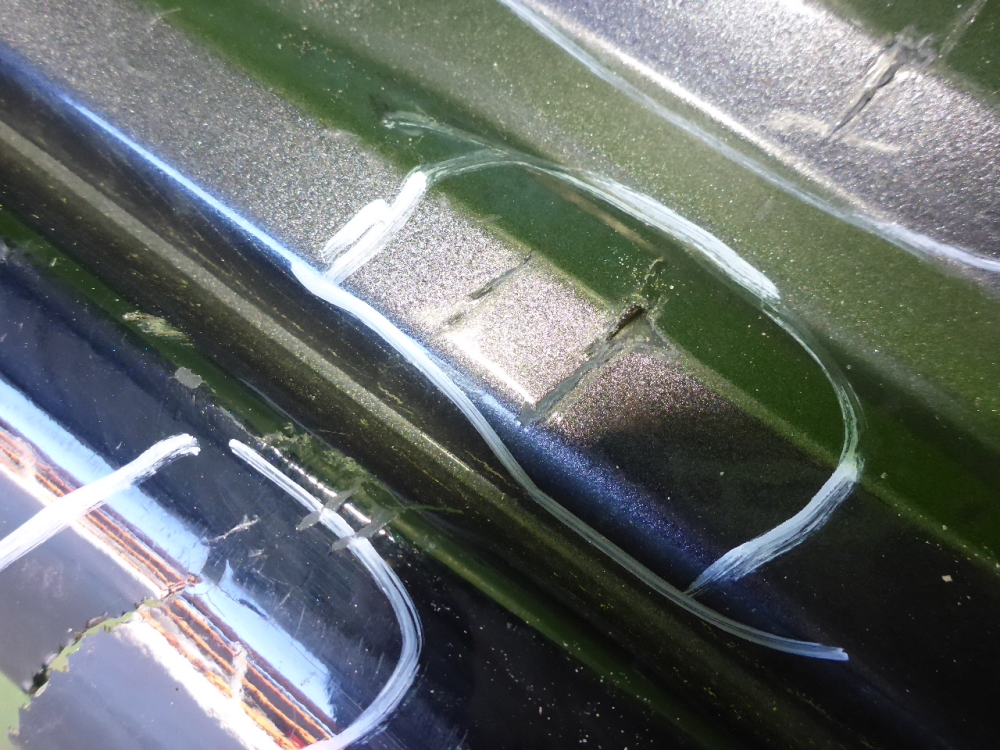 Накладка заднего бампера