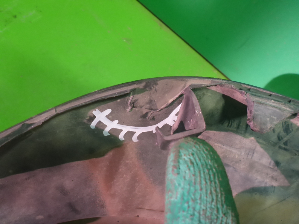 Юбка задняя