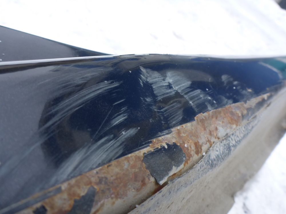 Порог со стойкой правый