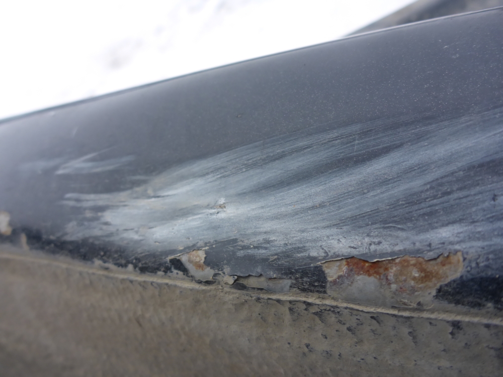 Порог со стойкой правый