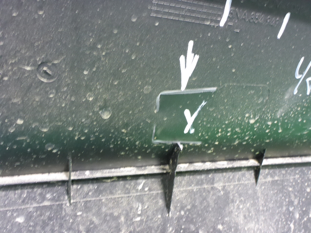 Накладка двери задней левой