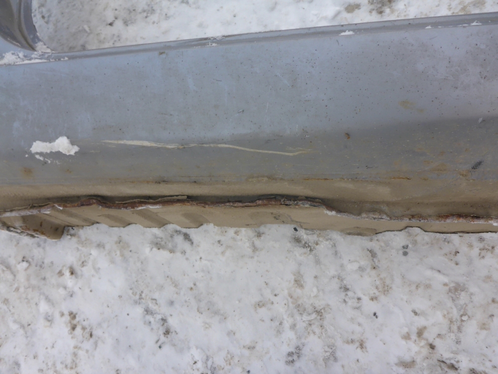 Порог со стойкой правый