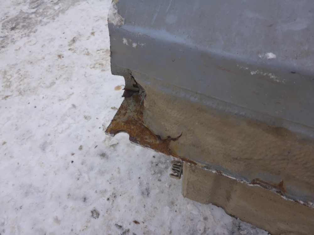 Порог со стойкой правый