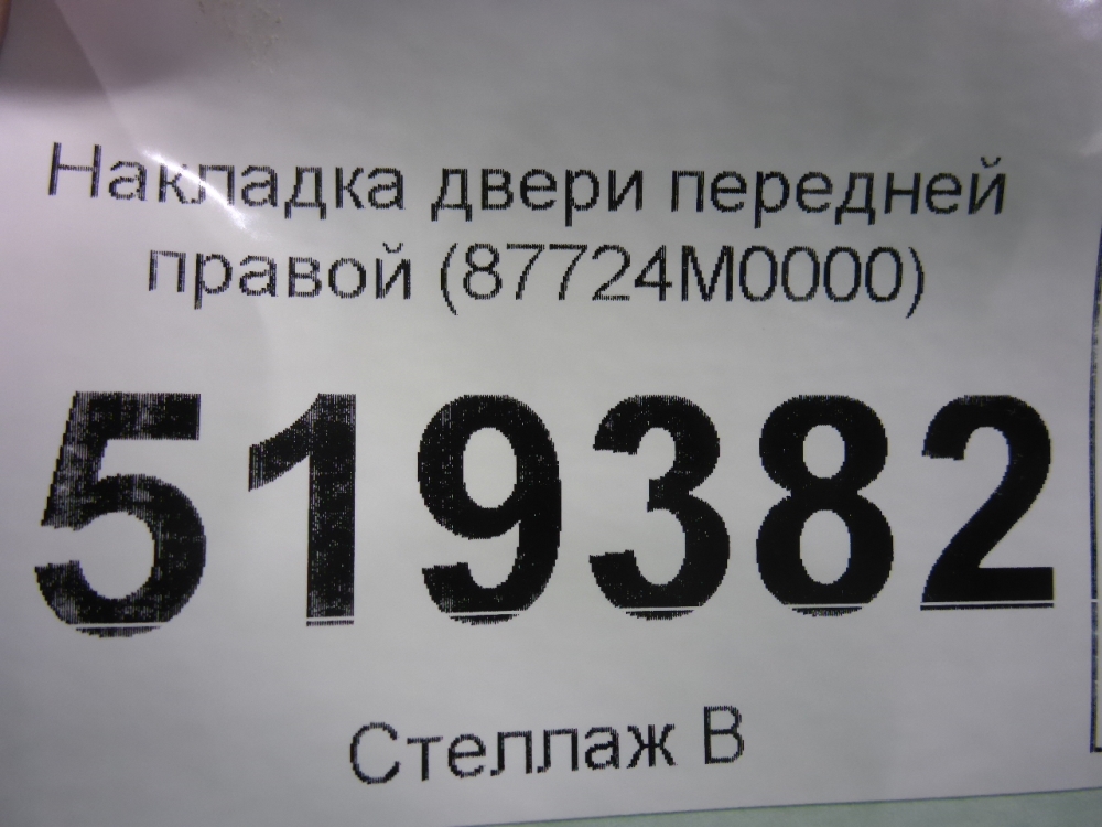Накладка двери передней правой