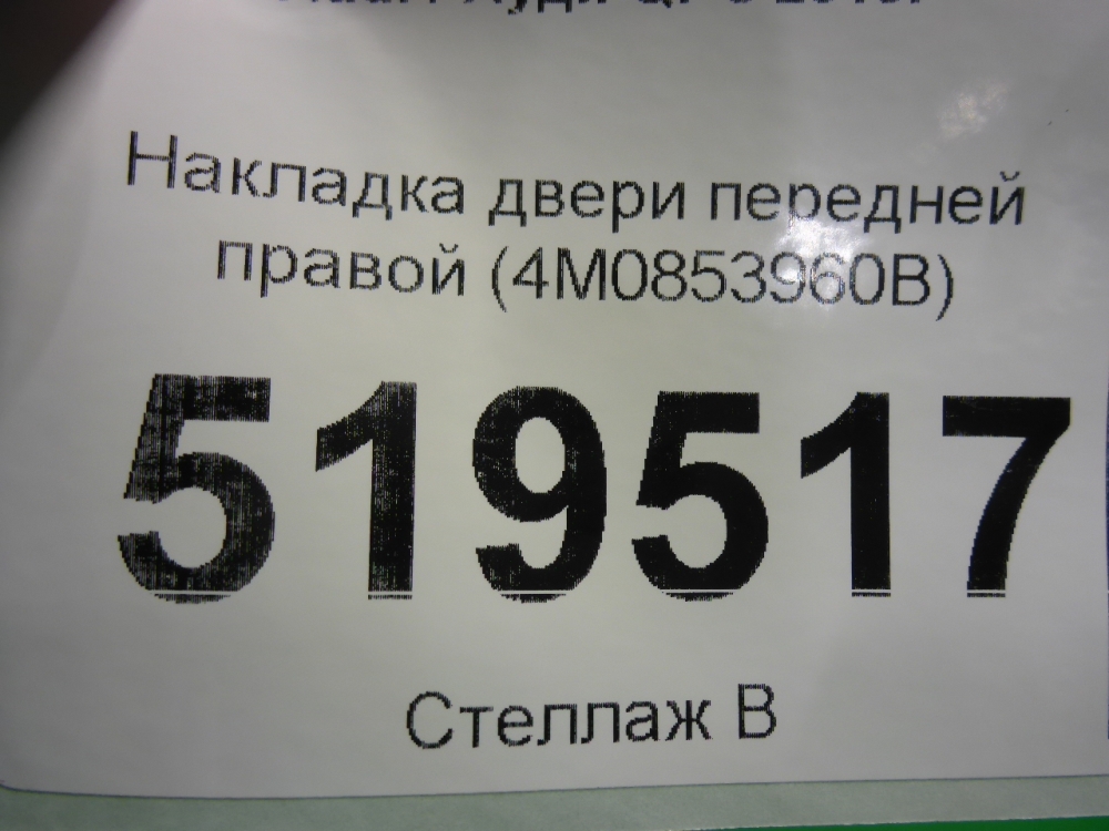 Накладка двери передней правой