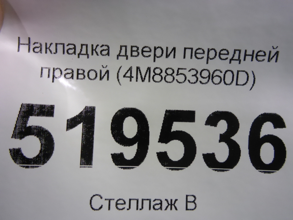 Накладка двери передней правой
