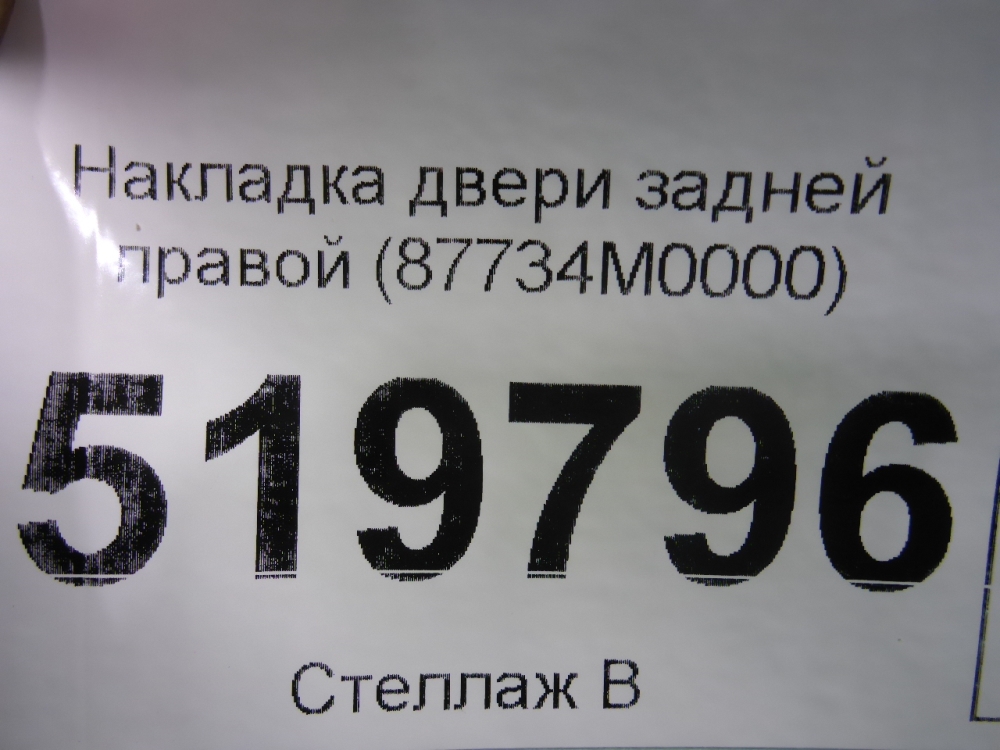 Накладка двери задней правой