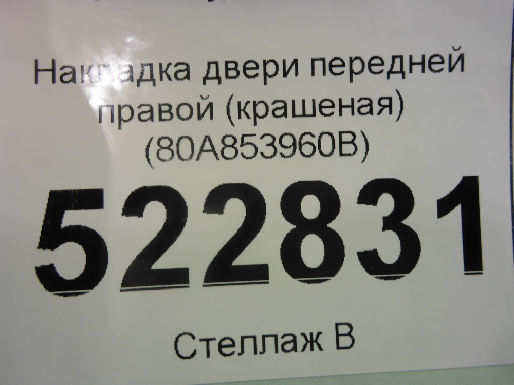 Накладка двери передней правой