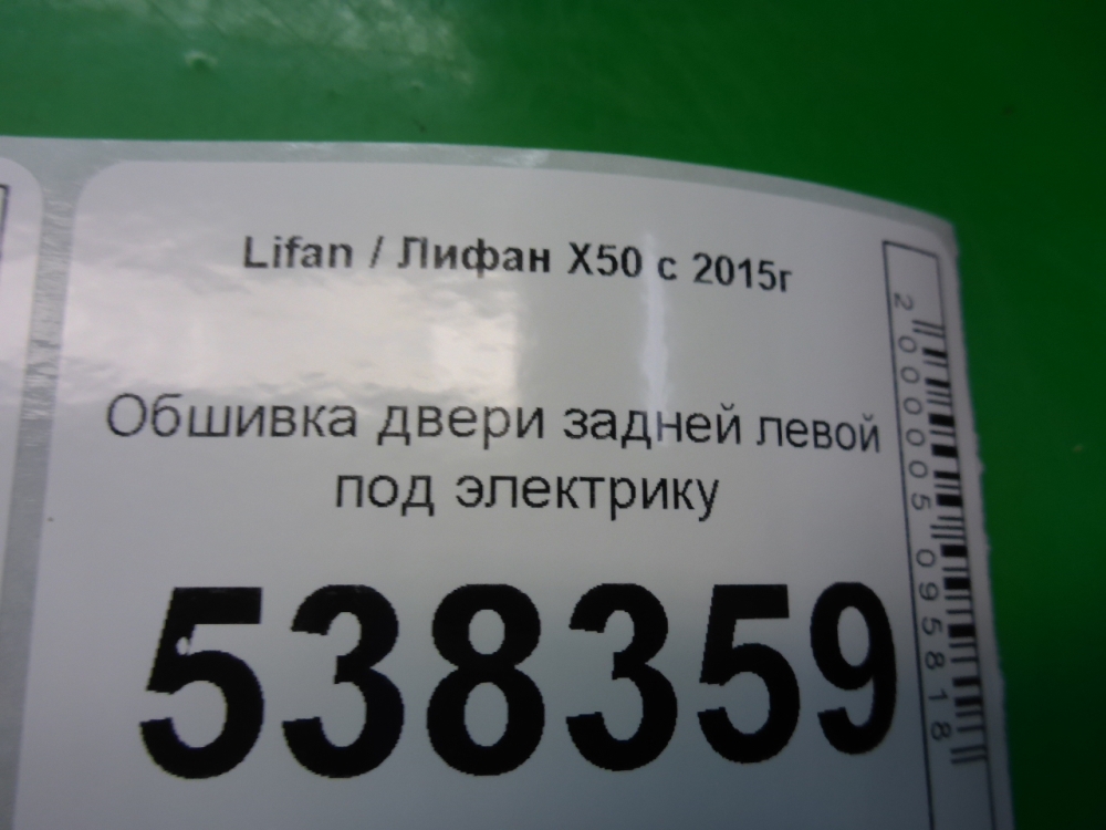 Обшивка двери задней левой для X50 2015-2022