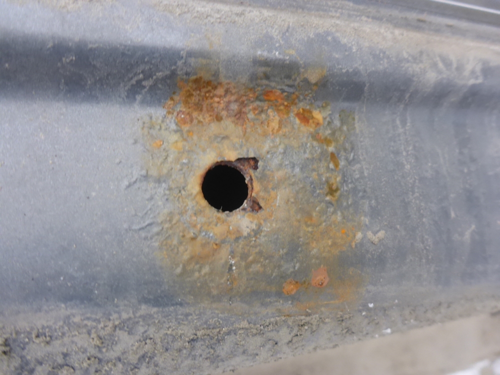 Порог со стойкой правый