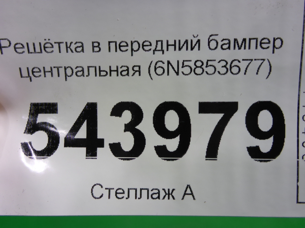 Решетка в бампер центральная
