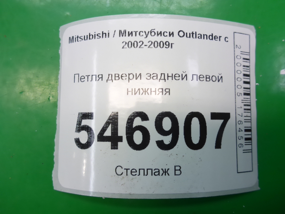 Петля двери задней левой нижняя