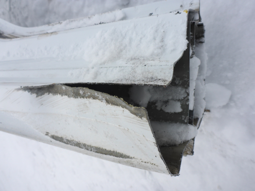 Порог со стойкой правый