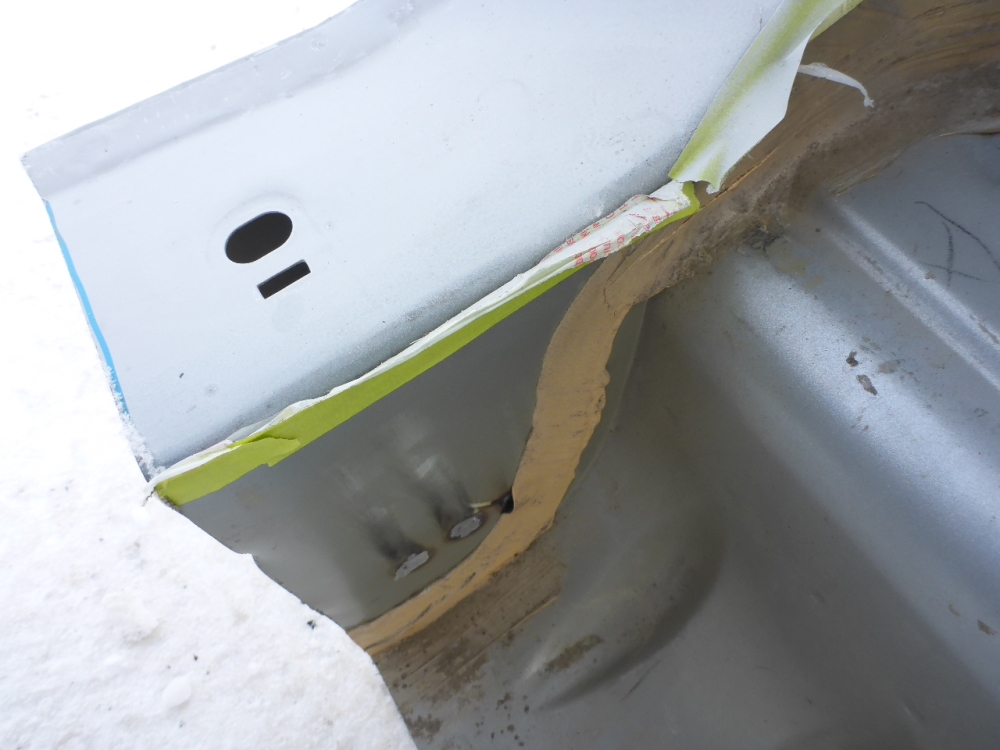 Крыло заднее левое