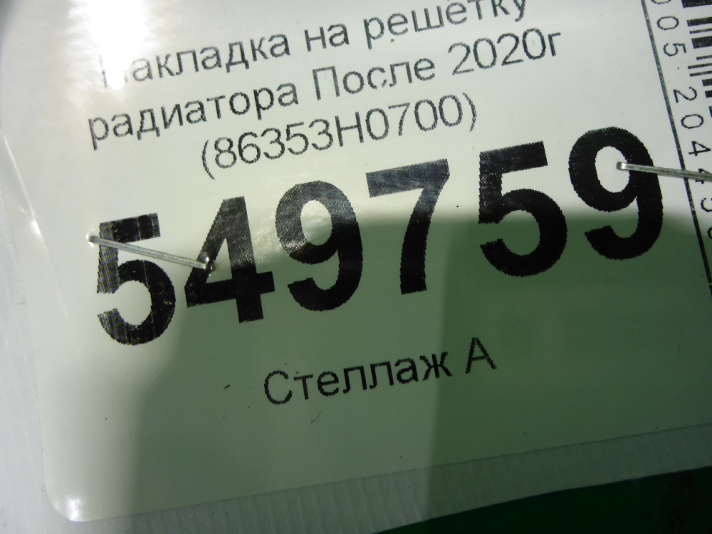 Накладка на решетку радиатора