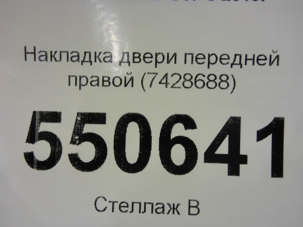 Накладка двери передней правой