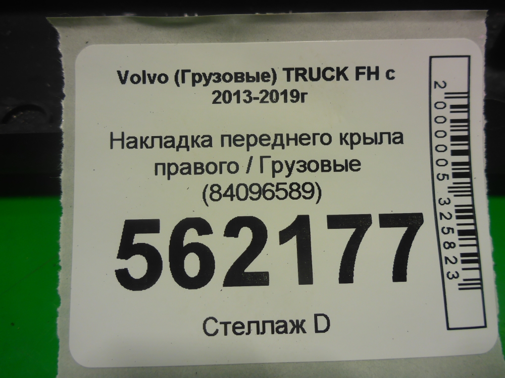Накладка переднего крыла правого