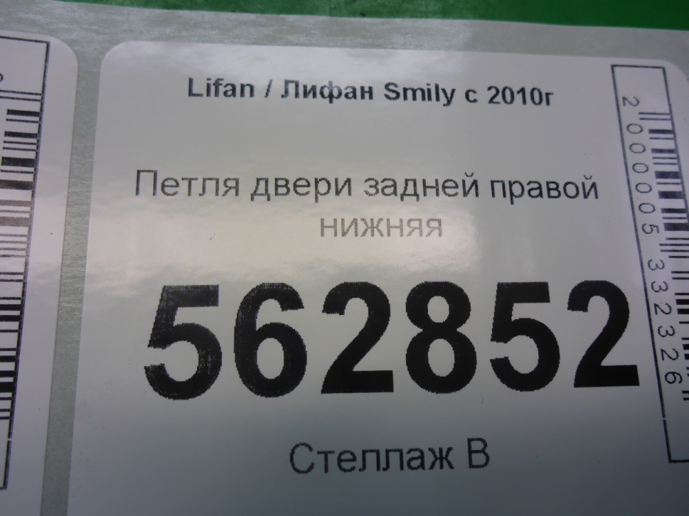 Петля двери задней правой нижняя