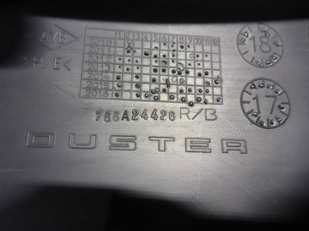 Накладка заднего бампера правая