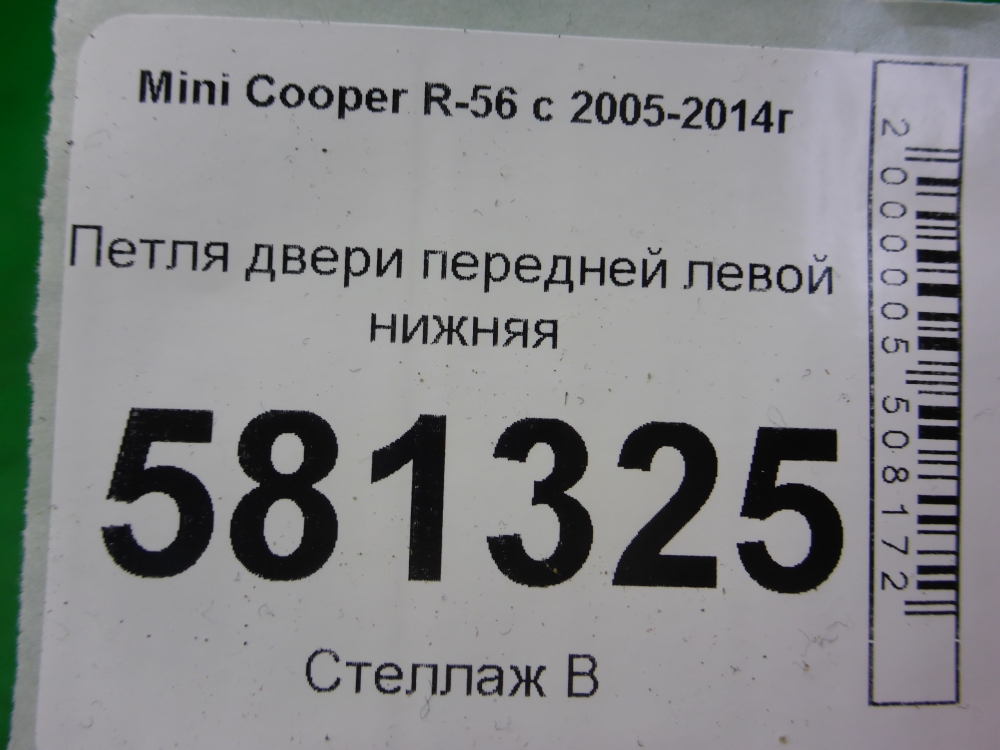 Петля двери передней левой нижняя