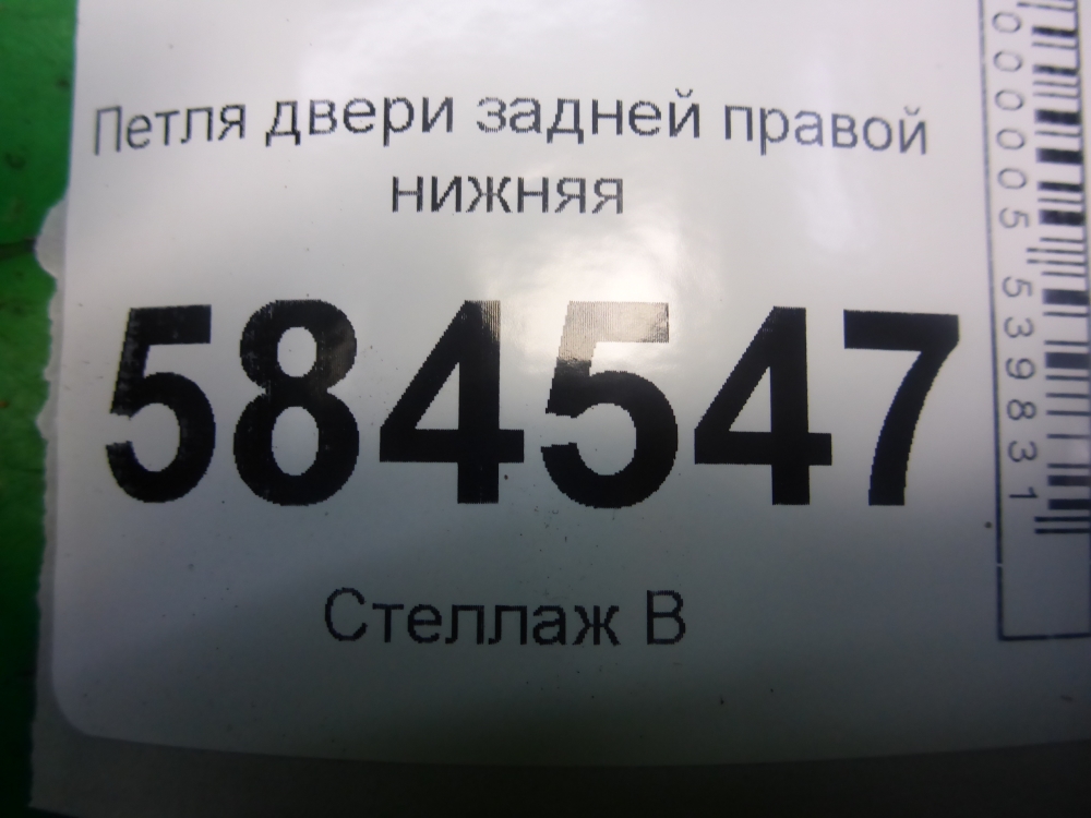 Петля двери задней правой нижняя