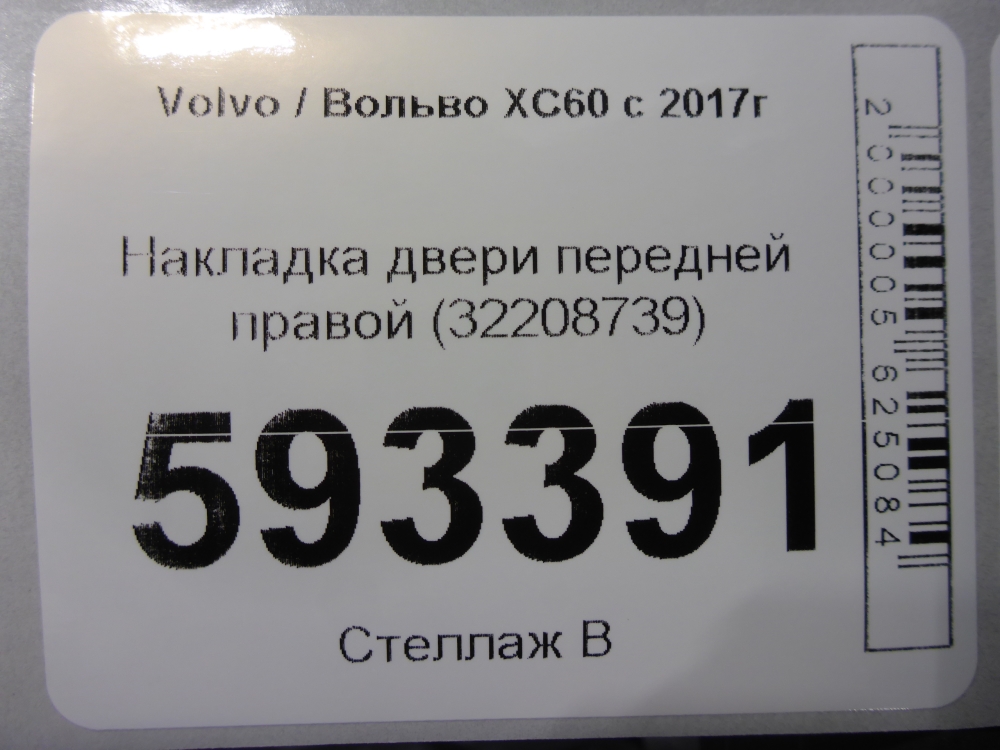 Накладка двери передней правой