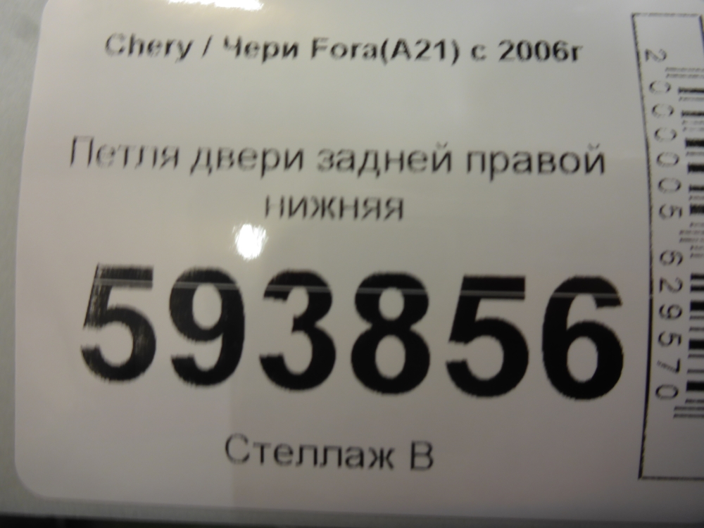 Петля двери задней правой нижняя