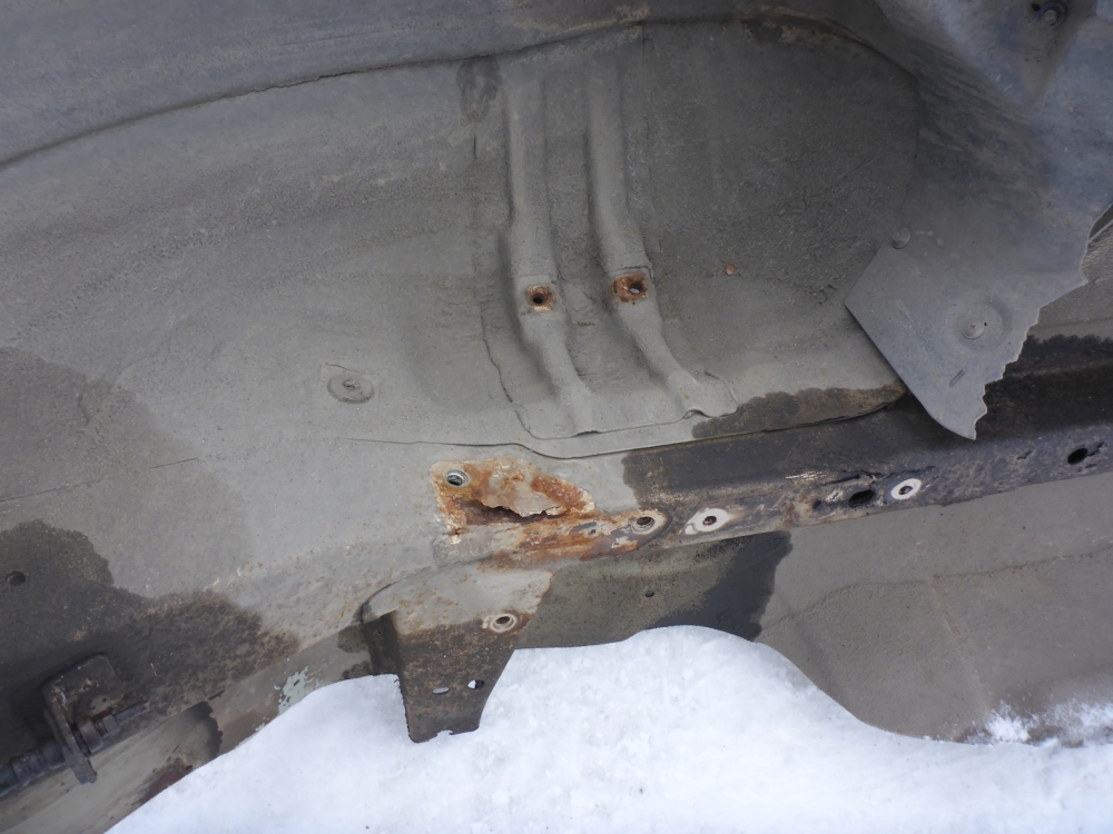 Крыло заднее левое