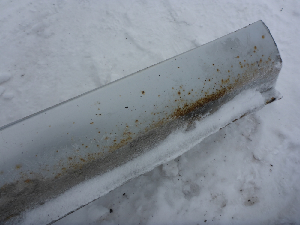 Порог со стойкой правый