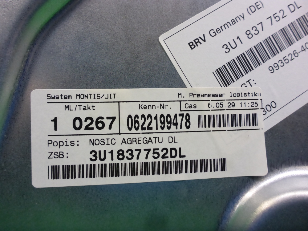 Стеклоподъемник электр. передний правый