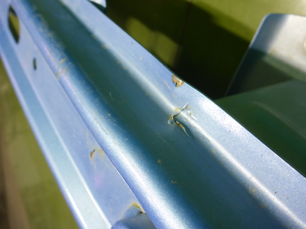 Усилитель заднего бампера