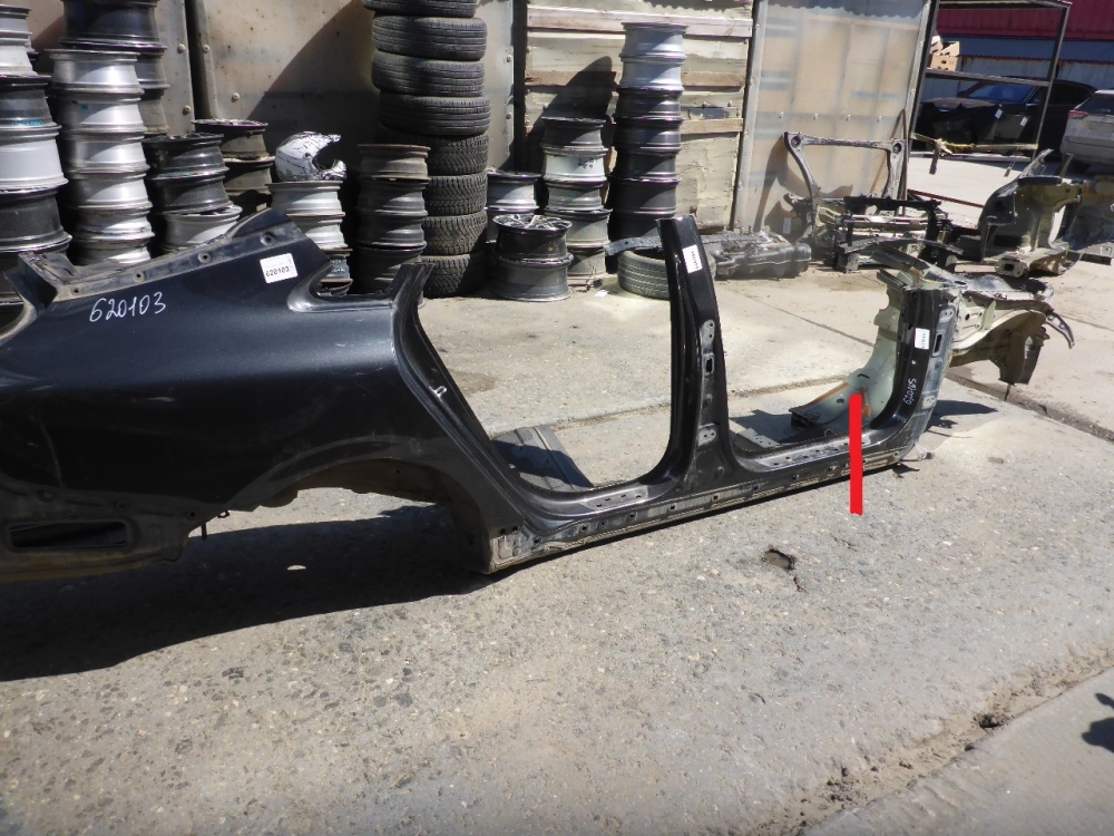 Лонжерон передний правый